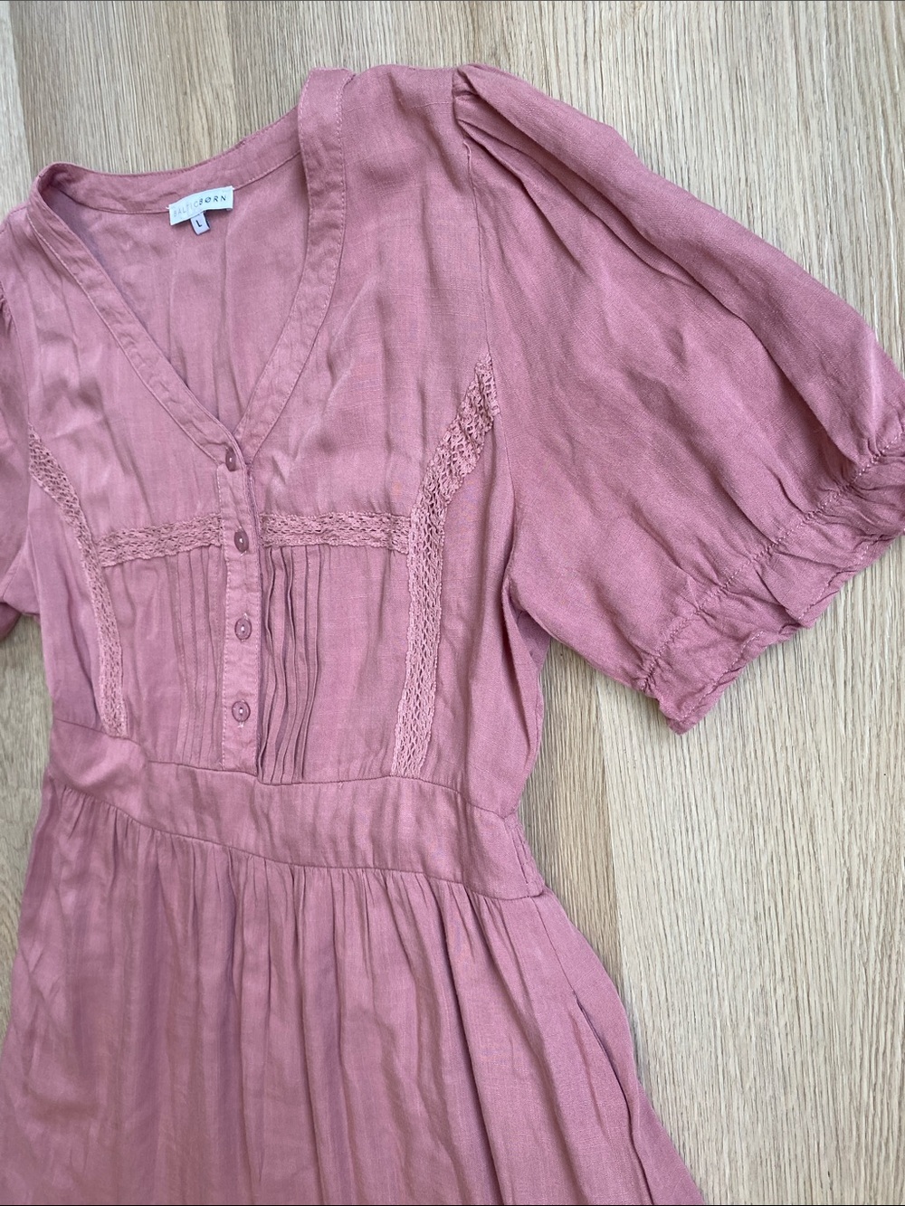 Baltic Born Dusty Rose Midi Dress - Picture 5 of 12